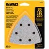 DeWalt Hook and Loop Triangle Sandpaper Assorted 12 Pack -Home Improvement Sales Shop 489192 1