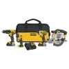 DeWalt 20V MAX Li-Ion 4-Tool Combo Kit 1 DeWalt 20V MAX Li-Ion 4-Tool Combo Kit -Home Improvement Sales Shop 489408 1