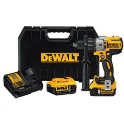 DeWalt 20V Max XR Lithium Ion Brushless 3 Speed Hammerdrill Kit -Home Improvement Sales Shop 489421 2