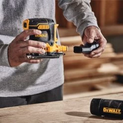 DeWALT 20V MAX* XR® BRUSHLESS CORDLESS 1/4 SHEET VARIABLE SPEED SANDER (TOOL ONLY) 7 DeWALT 20V MAX* XR® BRUSHLESS CORDLESS 1/4 SHEET VARIABLE SPEED SANDER (TOOL ONLY) -Home Improvement Sales Shop 489492 1