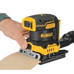 DeWALT 20V MAX* XR® BRUSHLESS CORDLESS 1/4 SHEET VARIABLE SPEED SANDER (TOOL ONLY) 9 DeWALT 20V MAX* XR® BRUSHLESS CORDLESS 1/4 SHEET VARIABLE SPEED SANDER (TOOL ONLY) -Home Improvement Sales Shop 489492 3