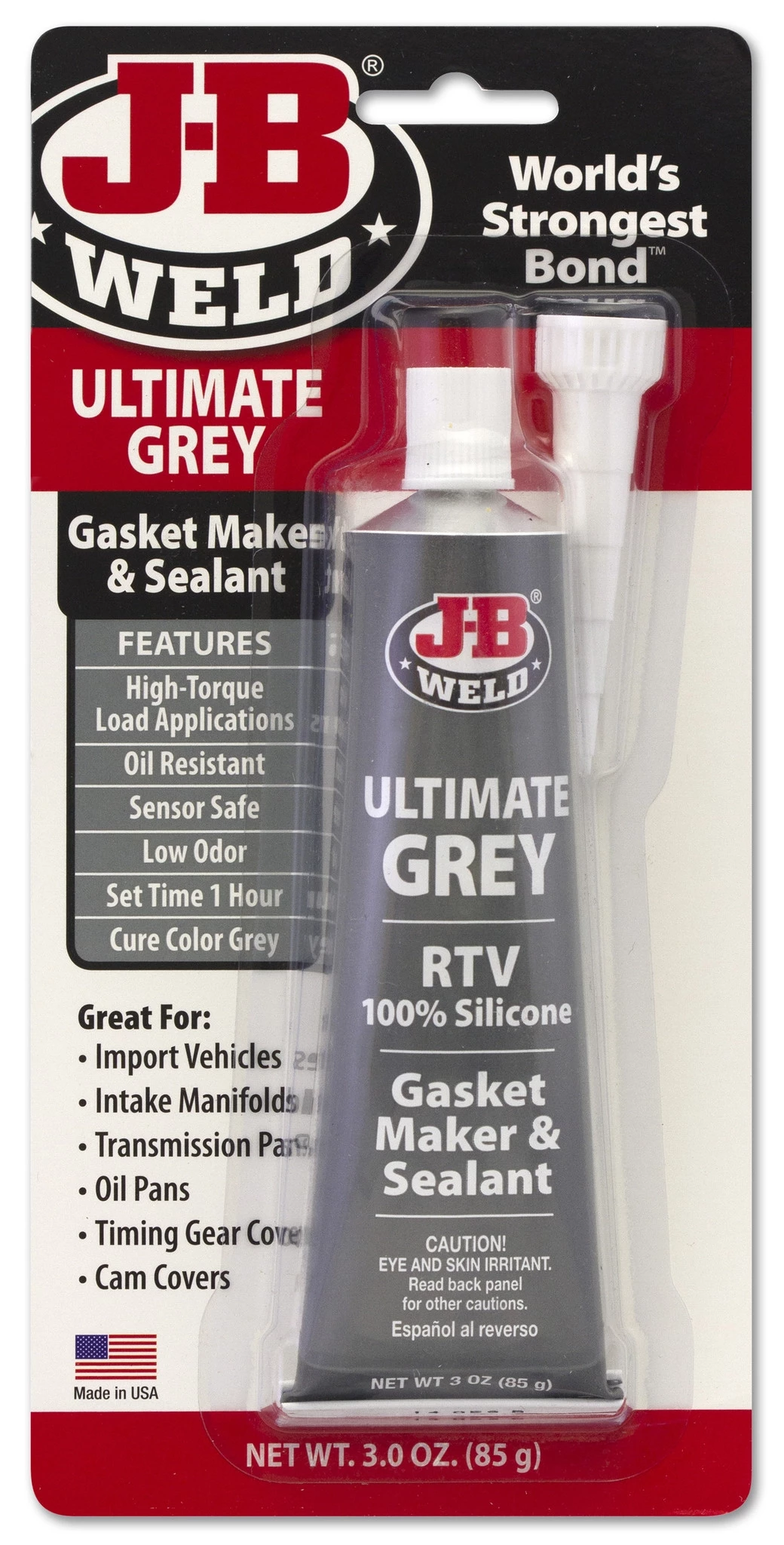 J-B Weld Sealant Ultimate Blk Oxime 3oz 3 J-B Weld Sealant Ultimate Blk Oxime 3oz
