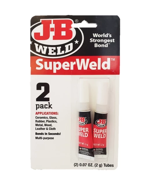 JB Weld Superweld Instant Adhesive – 2 gram, twin pack 3 JB Weld Superweld Instant Adhesive – 2 gram, twin pack