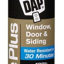 DAP SILICONE PLUS Premium Window & Door 100% Silicone Sealant