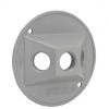 Hubbell Round Weatherproof Cluster Cover with Three Threaded Outlets 2 Hubbell Round Weatherproof Cluster Cover with Three Threaded Outlets -Home Improvement Sales Shop 5197 5
