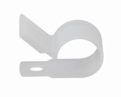 GB Plastic Cable Clamp, 3/8" Dia., Smooth Edge, Fast Install, Screw or Nail Mount, Natural 15/Bag 3 GB Plastic Cable Clamp, 3/8" Dia., Smooth Edge, Fast Install, Screw or Nail Mount, Natural 15/Bag