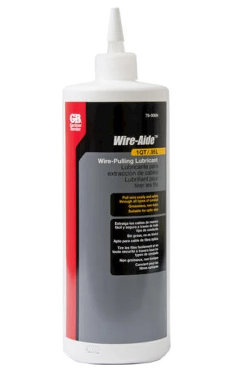 GB Wire-Aide Wire-Pulling Lubricant, 1 Quart 3 GB Wire-Aide Wire-Pulling Lubricant, 1 Quart