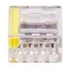 GB 10 Yellow 4-Port PushGard Push-in Wire Connectors -Home Improvement Sales Shop 520070 1