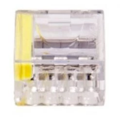 GB 10 Yellow 4-Port PushGard Push-in Wire Connectors