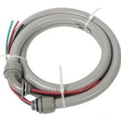 Bergen 1/2 in. x 6 ft. 10/3 Non-Metallic Flexible Liquidtight A/C Electrical Whip