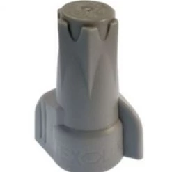 GB Hex-Lok ULTRA, Hex Head Multi-Range Winged Twist-On Wire Connectors, Gray, #14-#6 AWG - 15/Bag