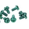 GB Screw Grounding 10-32 x 3/8 Washer Hex Head Green, Bag of 25