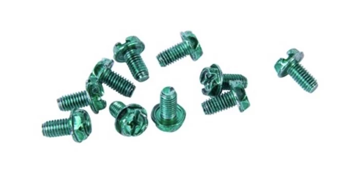 GB Screw Grounding 10-32 x 3/8 Washer Hex Head Green, Bag of 25 3 GB Screw Grounding 10-32 x 3/8 Washer Hex Head Green, Bag of 25
