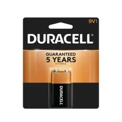Duracell Coppertop 9V Alkaline Battery