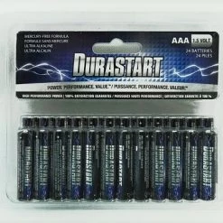 Durastart DS-AAA24ALK AAA Alkaline Batteries - 24 Pack