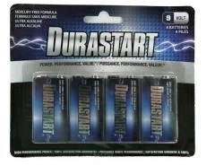 Durastart DS-9V4ALK 9V Alkaline Batteries - 4 Pack 3 Durastart DS-9V4ALK 9V Alkaline Batteries - 4 Pack