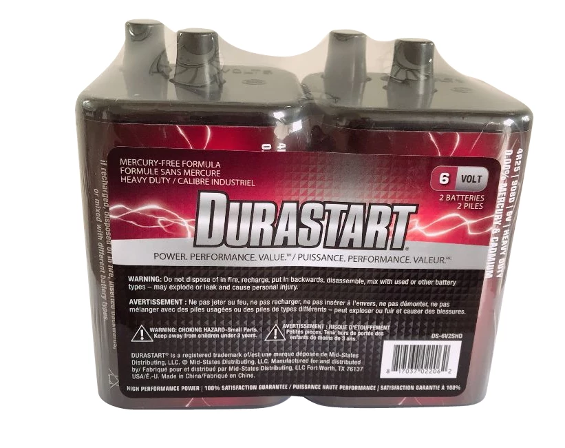 Durastart 6V Super Heavy Duty Battery - 2 Pack 4 Durastart 6V Super Heavy Duty Battery - 2 Pack - Image 2