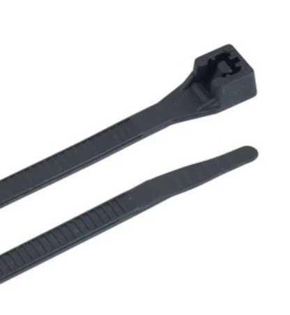 GB Cable Tie 8" 75lb., Black - 15/Bag 3 GB Cable Tie 8" 75lb., Black - 15/Bag