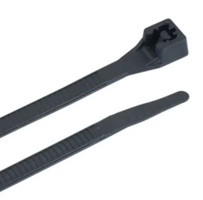 GB Cable Tie 11" 75lb., Black - 100/Bag 3 GB Cable Tie 11" 75lb., Black - 100/Bag