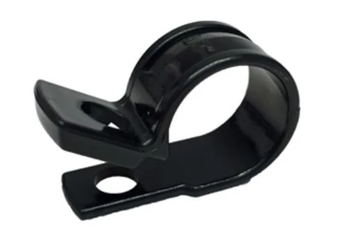GB Plastic Cable Clamp, 1/2" Dia., Smooth Edge, Fast Install, Screw or Nail Mount, UVB Black, 12/Bag 3 GB Plastic Cable Clamp, 1/2" Dia., Smooth Edge, Fast Install, Screw or Nail Mount, UVB Black, 12/Bag