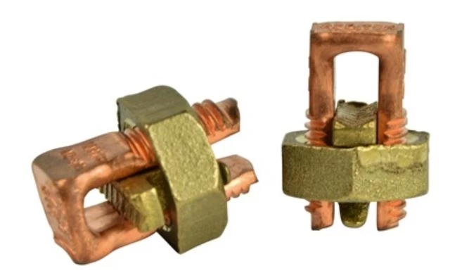 GB #8-#4 AWG Solid Copper Split Bolt Connector 3 GB #8-#4 AWG Solid Copper Split Bolt Connector