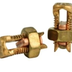 GB #6 AWG Solid Copper Split Bolt Connector