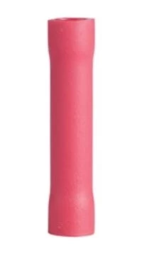 GB 20-121 #22-#18 AWG Butt Splice, Crimp Connector, Vinyl Insulated, Red 3 GB 20-121 #22-#18 AWG Butt Splice, Crimp Connector, Vinyl Insulated, Red