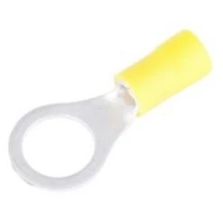 GB 20-108 #12-#10 AWG Vinyl-Insulated Ring Terminals (1/4" to 3/8" Stud)