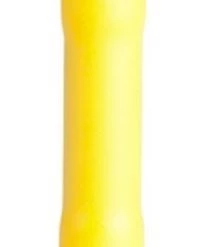 GB Butt Splice, Crimp Connector, #12-#10 AWG, Vinyl Insulated, Yellow, (15/Pkg)