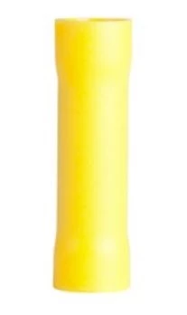 GB Butt Splice, Crimp Connector, #12-#10 AWG, Vinyl Insulated, Yellow, (15/Pkg) 3 GB Butt Splice, Crimp Connector, #12-#10 AWG, Vinyl Insulated, Yellow, (15/Pkg)