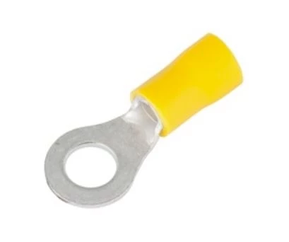 GB 20-107 #12-#10 AWG Ring Terminal, Crimp, 12 to 0.25" Stud, Vinyl-Insulated 3 GB 20-107 #12-#10 AWG Ring Terminal, Crimp, 12 to 0.25" Stud, Vinyl-Insulated