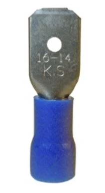 GB #16-#14 AWG Vinyl-Insulated Disconnect (0.25" Tab) - Male 3 GB #16-#14 AWG Vinyl-Insulated Disconnect (0.25" Tab) - Male