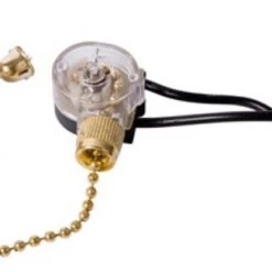 GB GSW-32 SPST Single Circuit Pull-Chain Switch