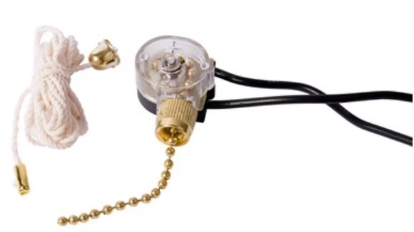 GB GSW-32 SPST Single Circuit Pull-Chain Switch 3 GB GSW-32 SPST Single Circuit Pull-Chain Switch