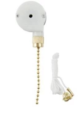 GB SP3T Variable Speed and Two Circuit Pull-Chain Switch 3 GB SP3T Variable Speed and Two Circuit Pull-Chain Switch