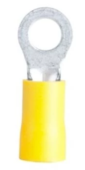 GB 14-098 #4 AWG Vinyl-Insulated Ring Terminals 3 GB 14-098 #4 AWG Vinyl-Insulated Ring Terminals