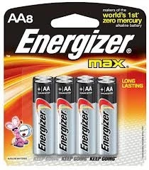 Energizer AA Batteries, 8 Pack 3 Energizer AA Batteries, 8 Pack