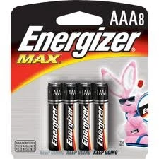 Energizer MAX AAA Batteries,8 Pack