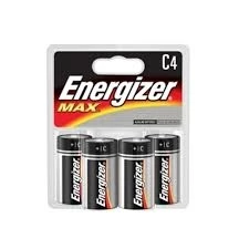 Energizer MAX C Battery, 4 Pack