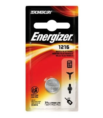 Energizer 1216 3V Battery, 1pk 3 Energizer 1216 3V Battery, 1pk