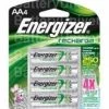Energizer Recharge AA Battery, 4 Pack -Home Improvement Sales Shop 540942 1