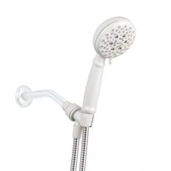 MOEN 5 Function White Hand Held Shower Head