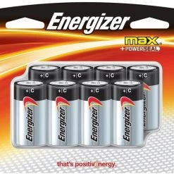 Eveready Energizer E93BP-8H Alkaline Battery, 1.5 V