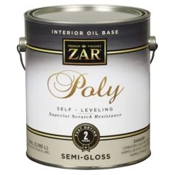 ZAR Clear Semi Gloss Ultra Interior Oil Based Polyurethane, 1-Gallon