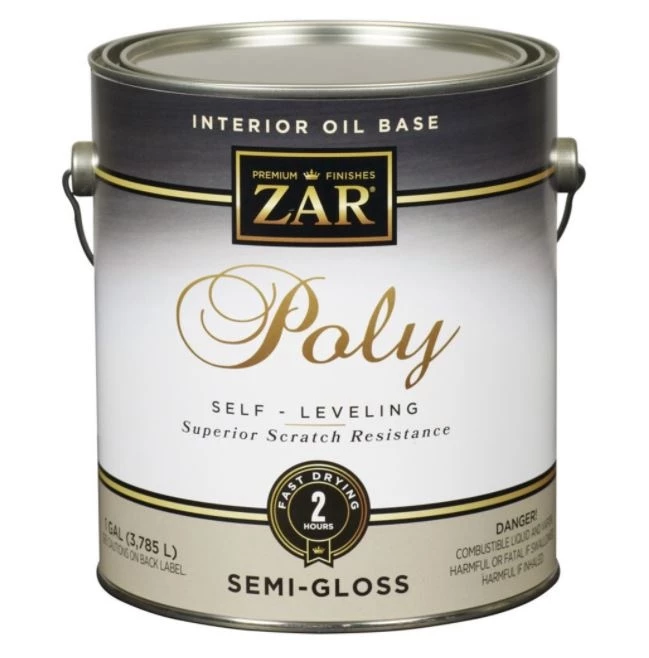 ZAR Clear Semi Gloss Ultra Interior Oil Based Polyurethane, 1-Gallon 3 ZAR Clear Semi Gloss Ultra Interior Oil Based Polyurethane, 1-Gallon