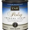 ZAR Semi Gloss Aqua Water Based Polyurethane, 1-Quart -Home Improvement Sales Shop 5470907 1