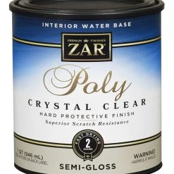 ZAR Semi Gloss Aqua Water Based Polyurethane, 1-Quart