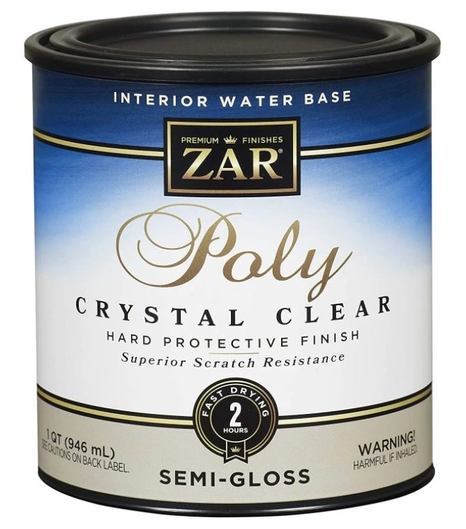 ZAR Semi Gloss Aqua Water Based Polyurethane, 1-Quart 3 ZAR Semi Gloss Aqua Water Based Polyurethane, 1-Quart