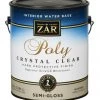ZAR Clear Semi-Gloss Water-Based Interior Polyurethane, 1-Gallon -Home Improvement Sales Shop 5470923