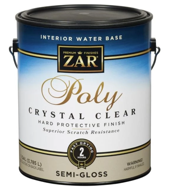 ZAR Clear Semi-Gloss Water-Based Interior Polyurethane, 1-Gallon 3 ZAR Clear Semi-Gloss Water-Based Interior Polyurethane, 1-Gallon